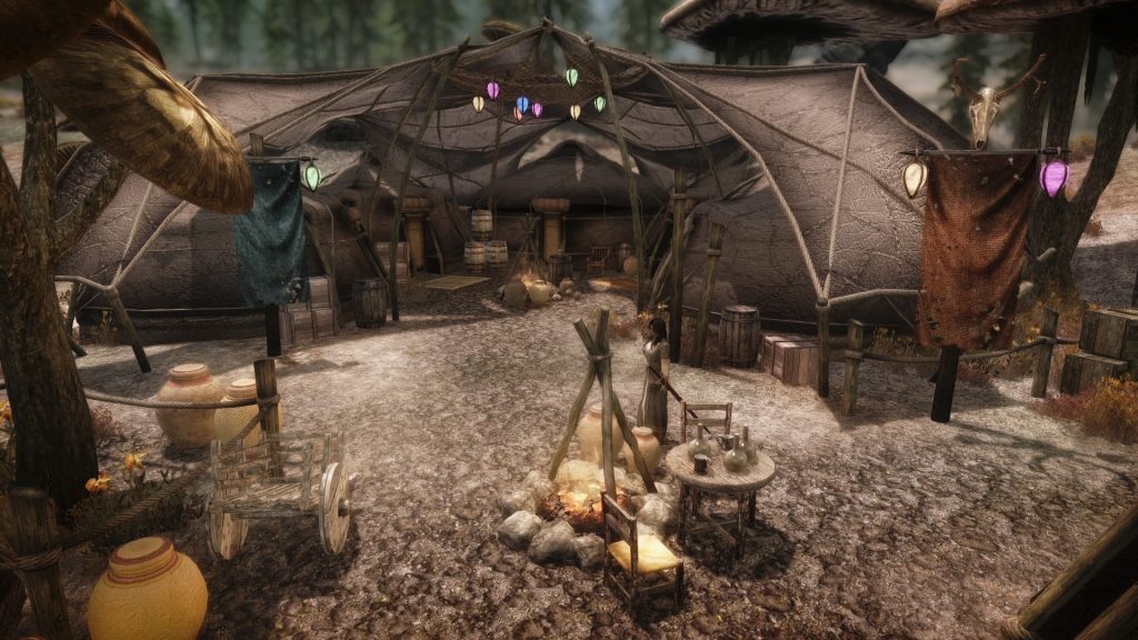 the Elvin encampment